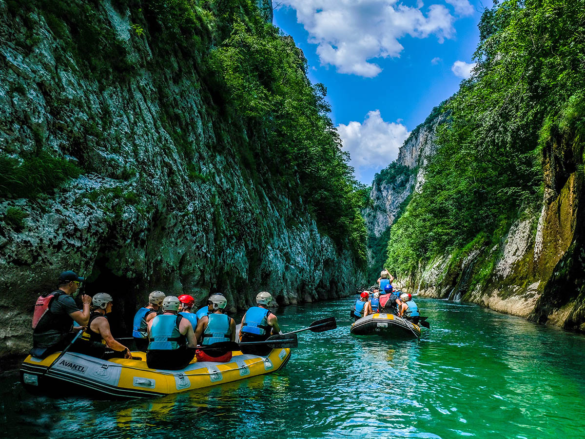 Neretva River rafting near Mostar